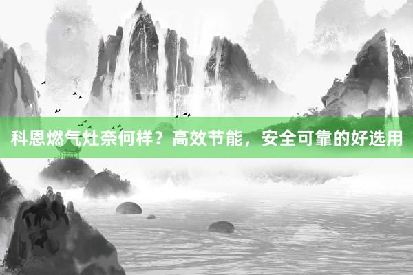 科恩燃气灶奈何样？高效节能，安全可靠的好选用